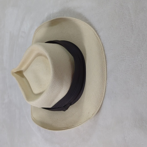 Vintage Bailey of California 'Cuban' straw fedora L - Picture 3 of 7